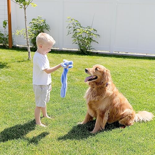 Miniatura 7 de Juego de juguetes chirriantes para perros sin relleno, edición nueva y mejorada, juguetes de peluche para perros pequeños, medianos y grandes,