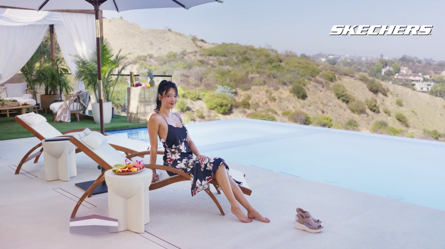 Amazon | GO WALK FLEX SANDAL-ENTICING_141482 | SKECHERS