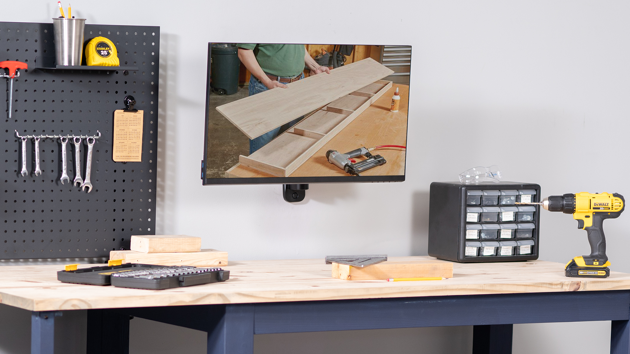 Amazon.com: VIVO Height Adjustable Pneumatic Arm Single Monitor