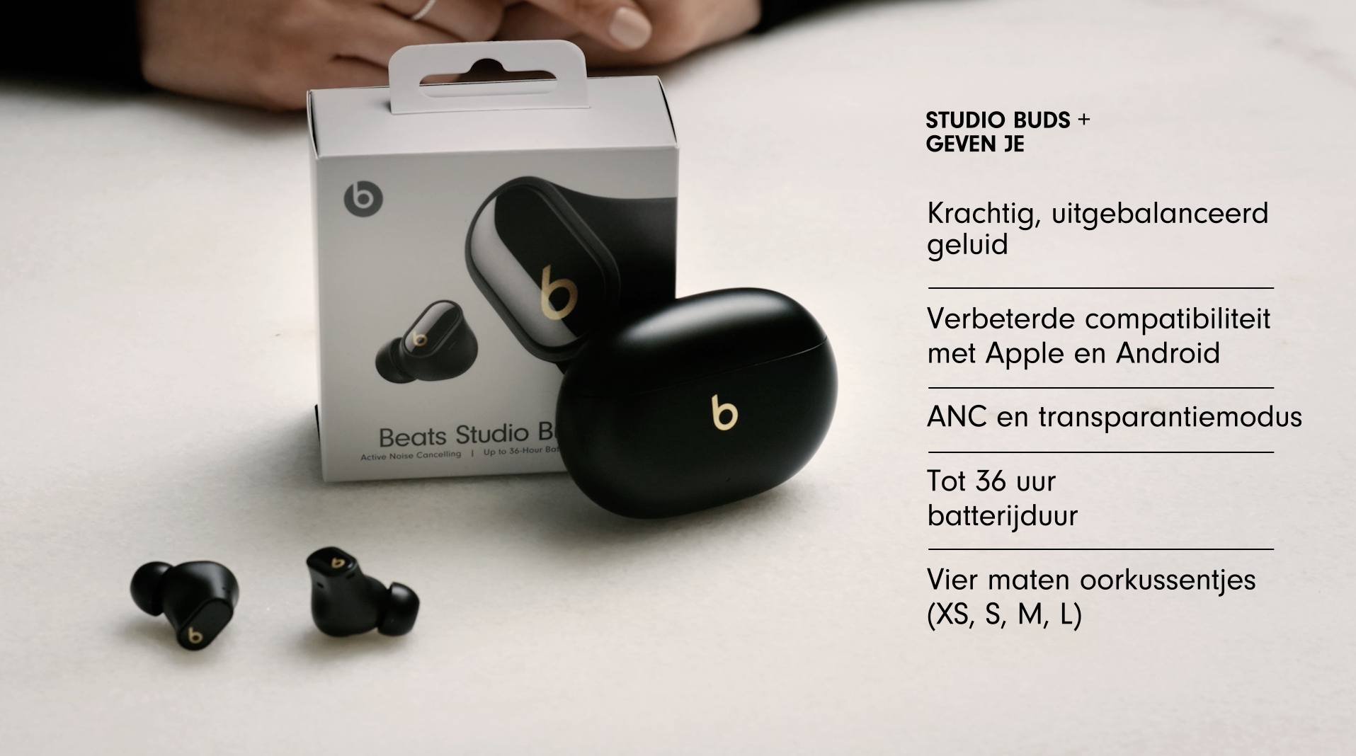 イヤホン Beats Studio Bods+ BLACK Beats Studio Buds + | 完全