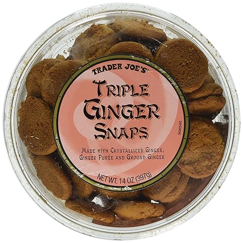 Trader Joes Triple Ginger Snap galletas 14oz 2 unidades