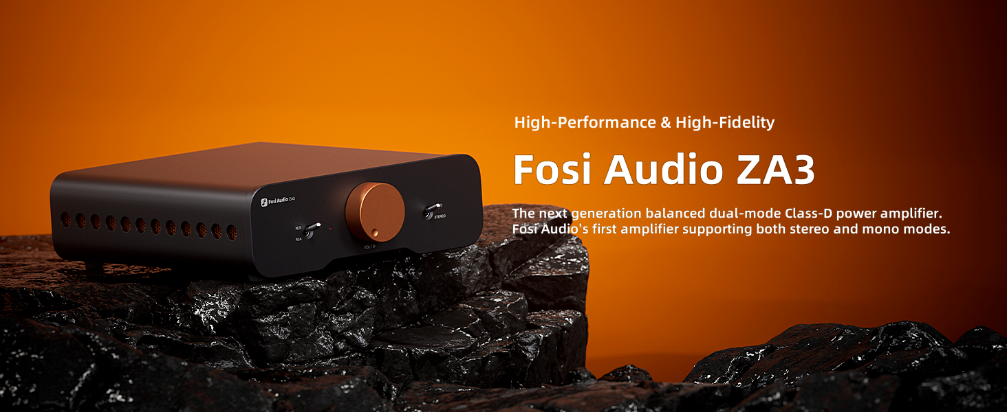 Amazon.com: Fosi Audio ZA3 Balanced Stereo Amplifier Home Audio
