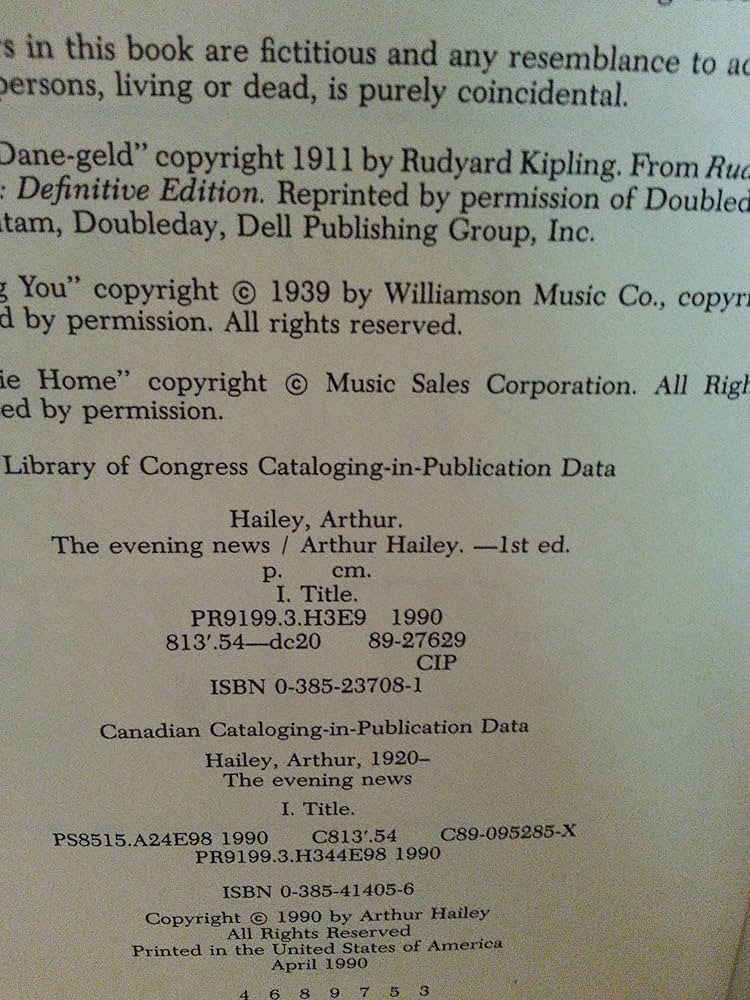 洋書 Arthur Hailey The Evening News Amazon | The Evening News | Hailey, Arthur | Spy Stories