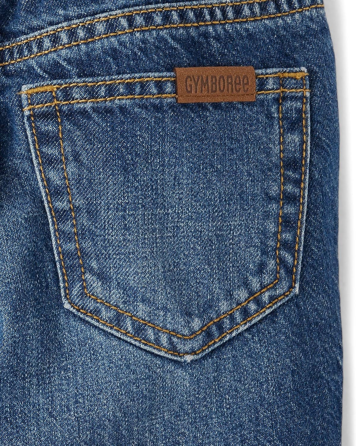 Gymboree Baby-Boys and Toddler Pull on Denim Jeans - Image 4
