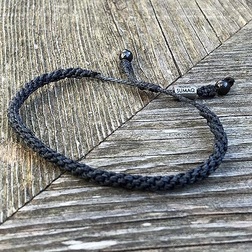Miniatura 5 de Navy Sailor Rope Bracelet Braided Woven Nautical Knot Beach Jewelry for Men and Women by RUMI SUMAQ