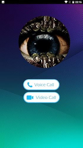 Fake video call horror eye Prank