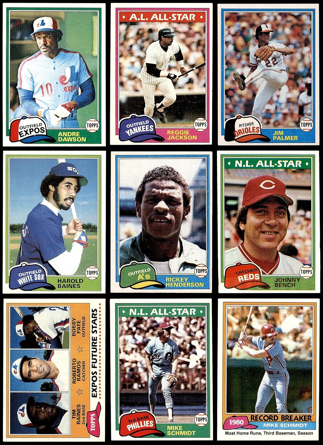 Amazon.com: 1981 Topps Baseball Complete Set (Baseball Set) EX/MT+ ...