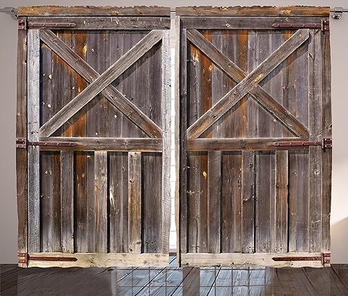 Ambesonne - Cortinas multicolor disponible en Yaxa Mexico