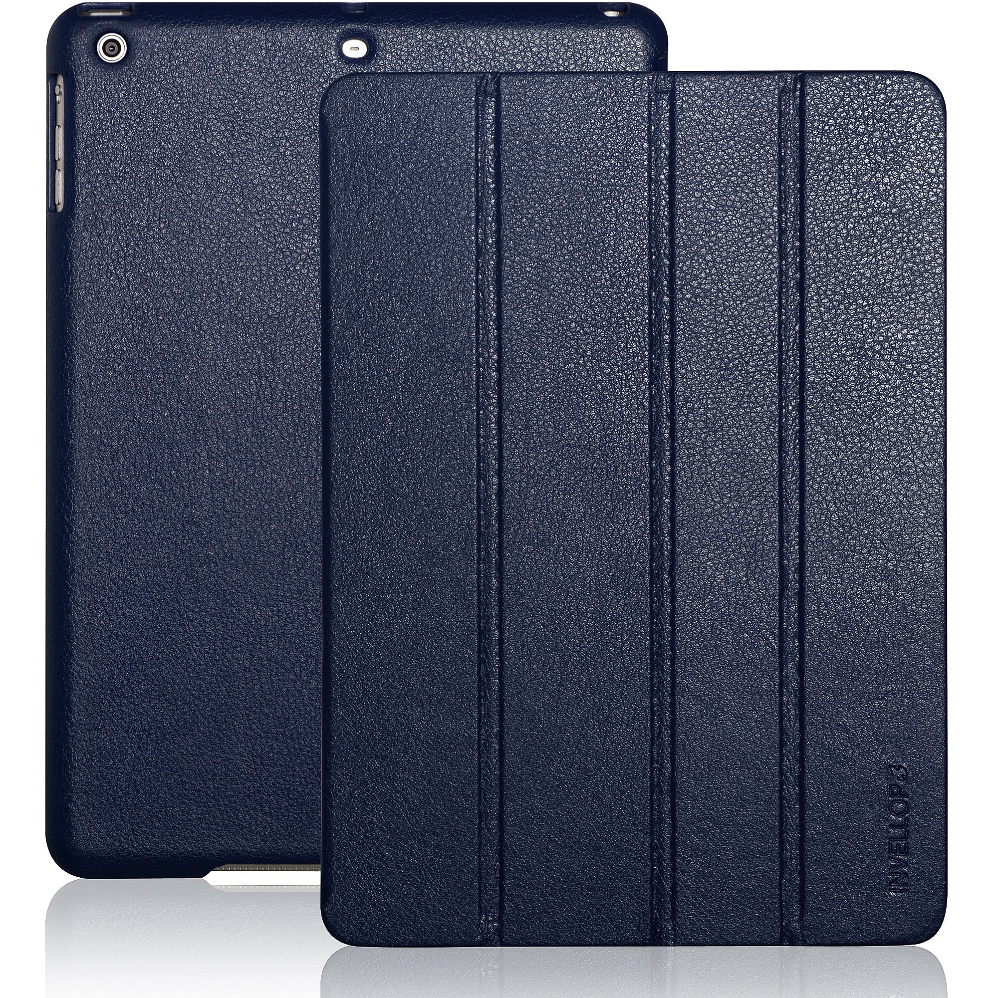 iPad Air case, Navy Blue Leatherette Case Cover for Apple iPad Air Cases (2013 Release)