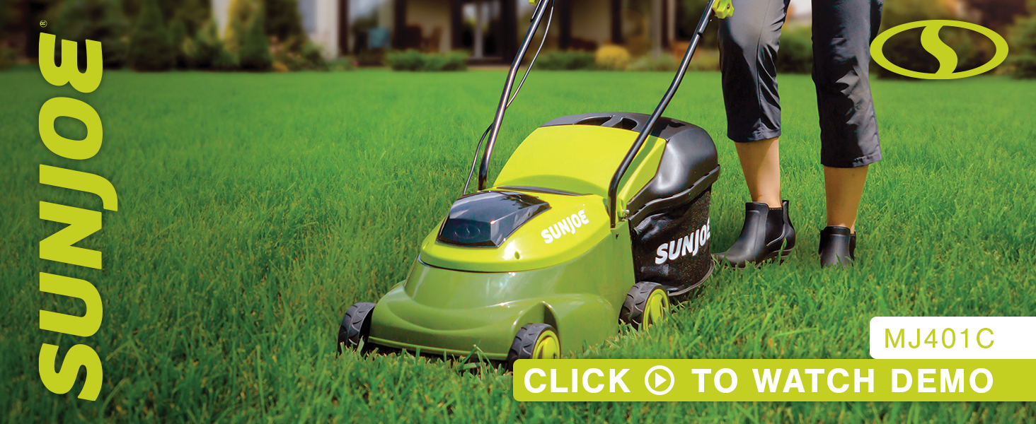 Joe Mj401c Snow Joe Electric Lawn Mower 14 Inch Sun Joe Lawn Mower