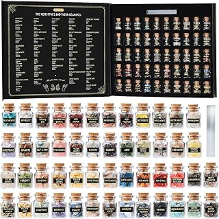 Mini Crystals for Spell Jars - Crystals for Witchcraft - Crystal Sets for Witchcraft - Crystals and Healing Stones - Mini Gemstones - Witch Crystals - Bulk Crystals - Small Crystals - Wiccan Supplies