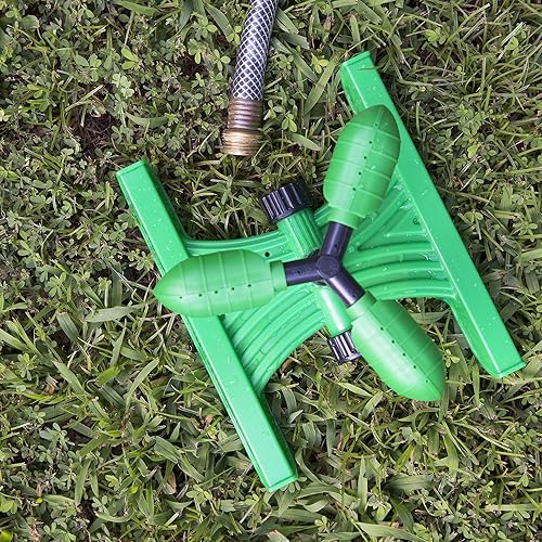 Miniatura 6 de Aqua Rociador giratorio con patrón circular de 3 brazos