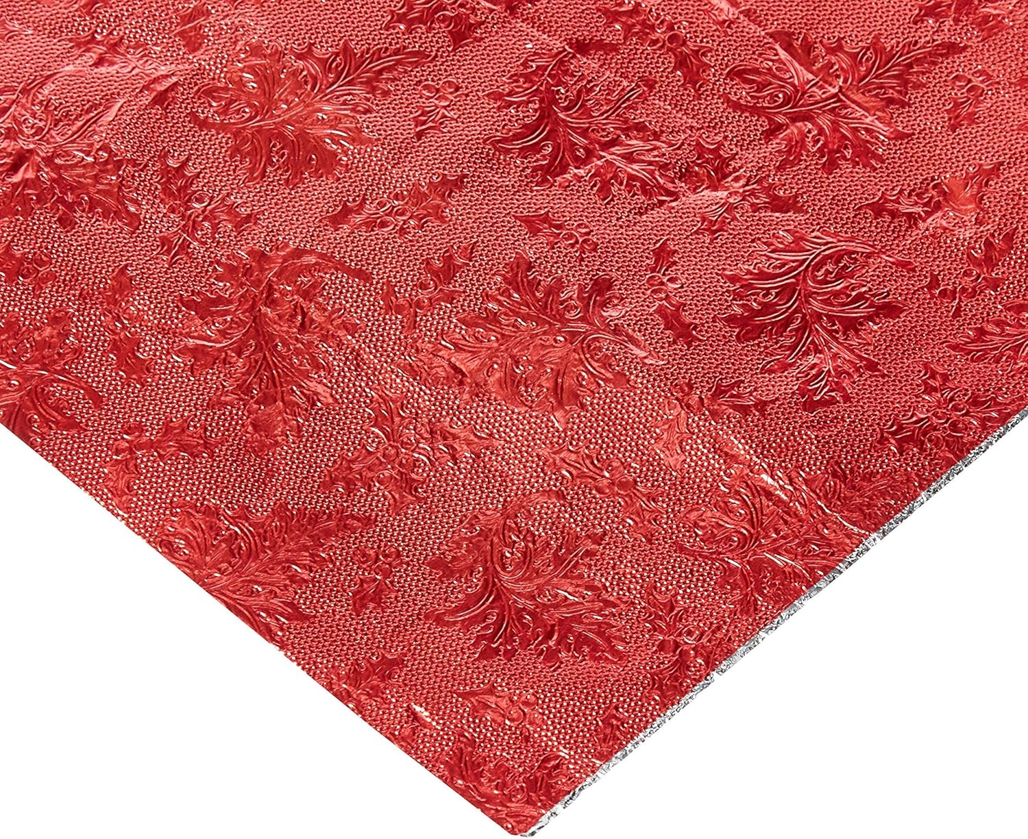 Oasis Supply Embossed Florist Foil, 20IN x 50FT, Red 1 Roll