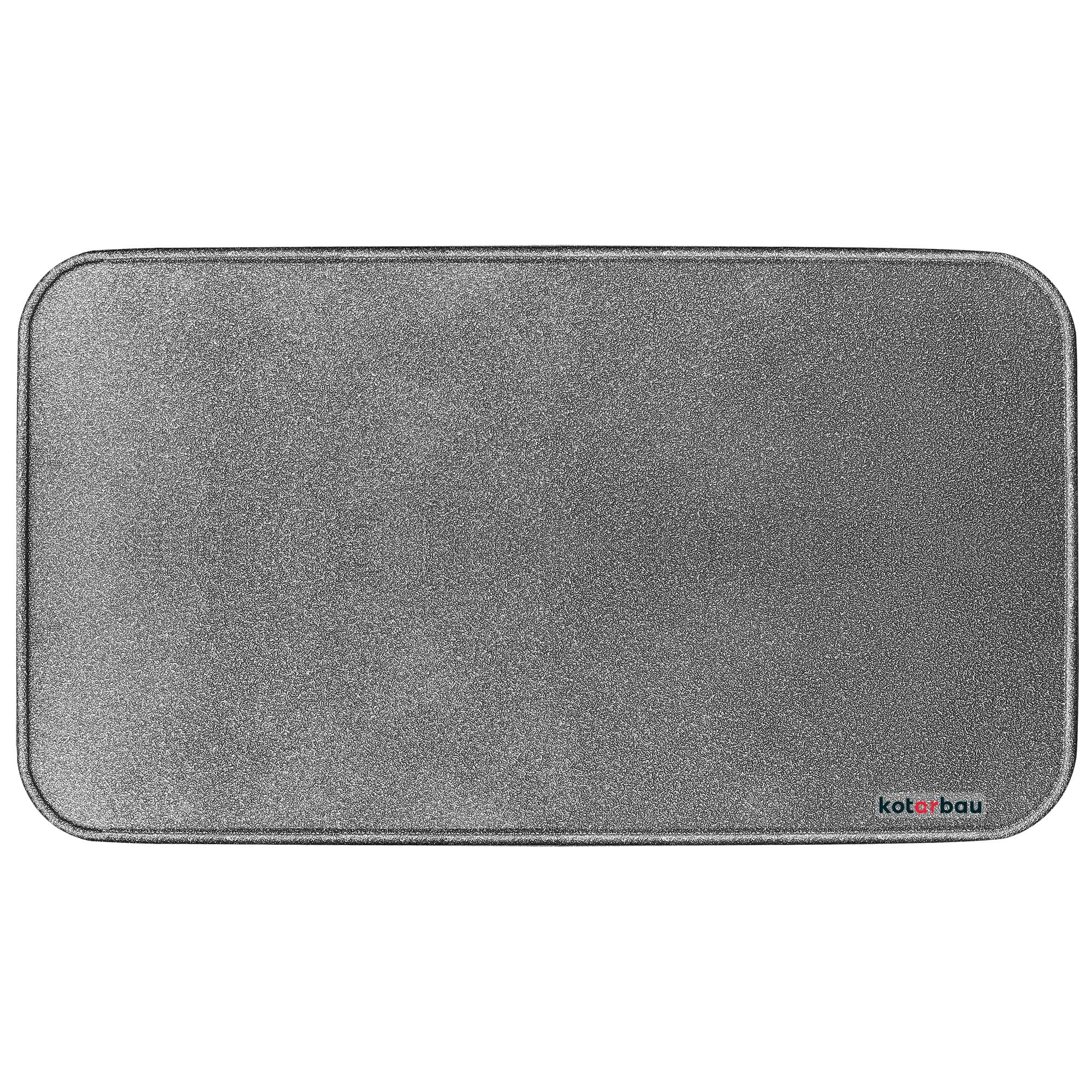 Piastra Di Base Per Camino KOTARBAU - 48x60cm, Acciaio Verniciato Nero, Protezione Pavimento Da Calore E Cenere - Foto 4