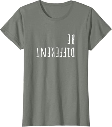 Miniatura 9 de Camiseta para mujer Ser Diferentes Divertidas Sarcastic Backwards Slogan Adolescentes Girls