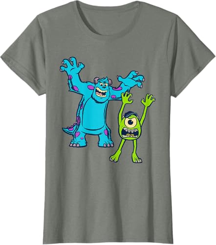 Miniatura 4 de Disney Pixar Monsters University Sulley and Mike T-Shirt Black,Navy Blue,Asphalt Grey,White,Baby Blue,Red,Kelly Green,Olive Green,Lemon