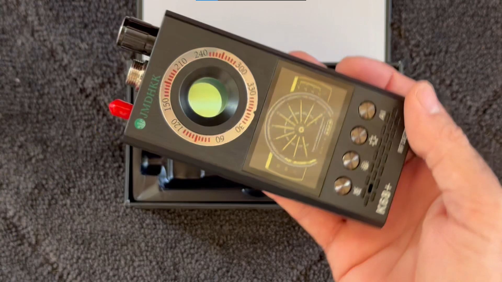 LawMate RD-10 with magnetic field detection probe attached