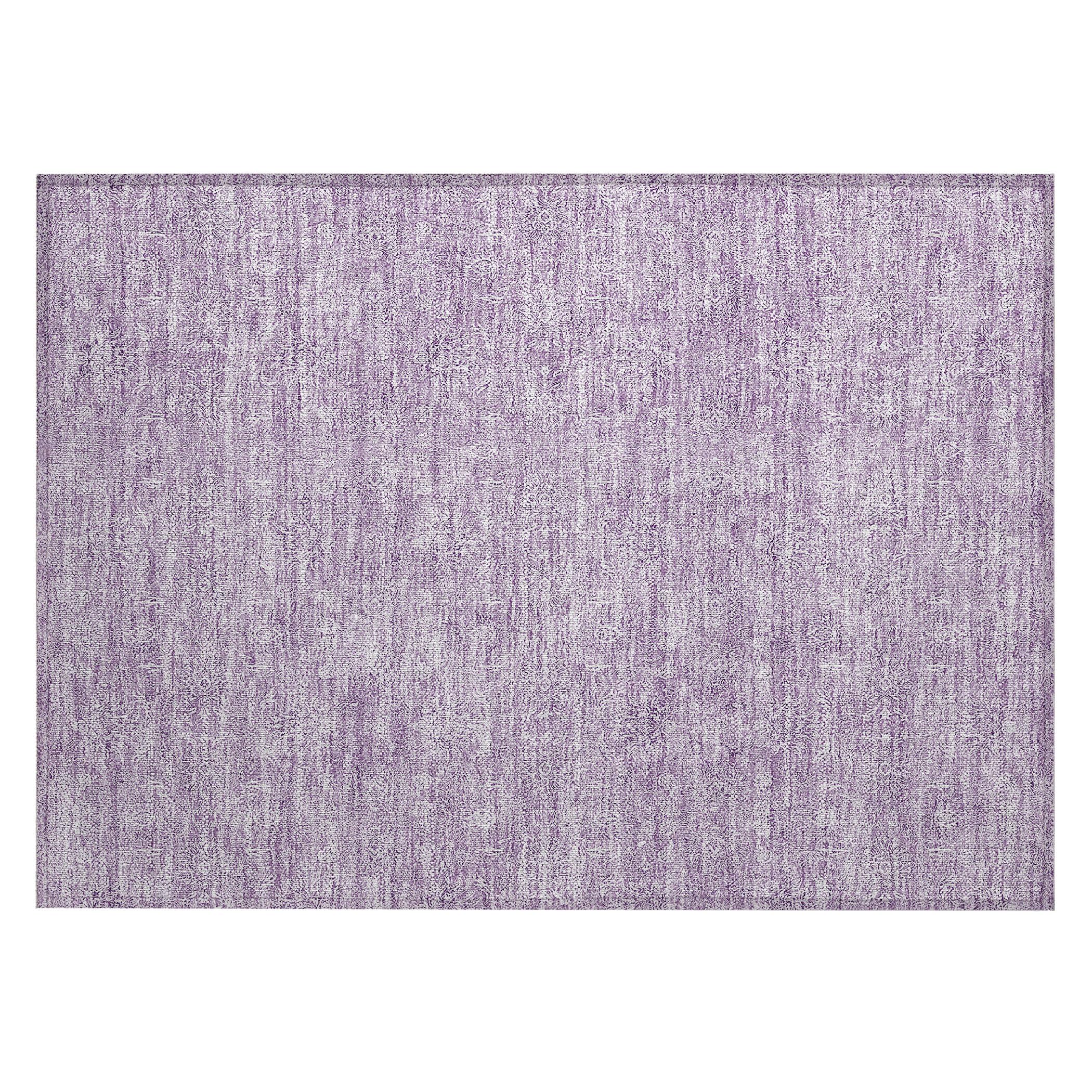 Addison Rugs Chantille ACN703 Lavender 1'8" x 2'6" Indoor Outdoor Area Rug, Easy Clean, Machine Washable, Non Shedding, Bedroom, Entry, Living Room,