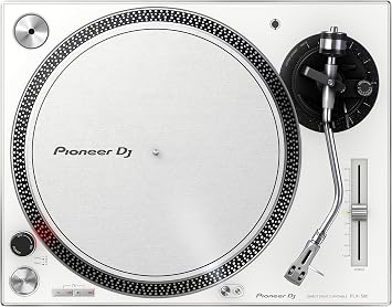 Pioneer DJ PLX-500-W Direct Drive DJ Turntable, White
