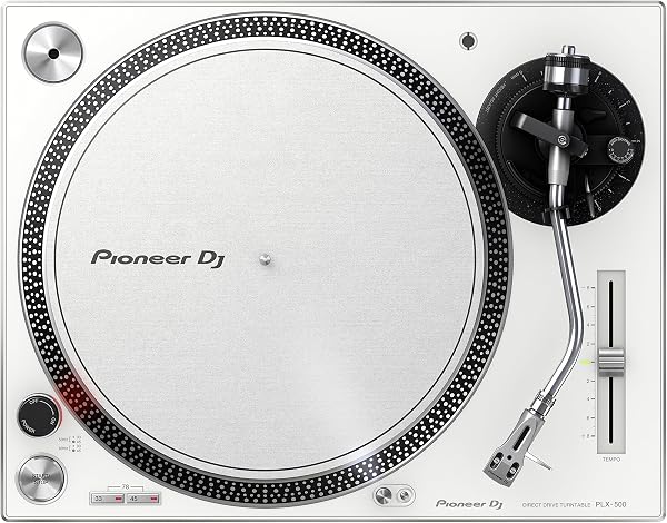 Pioneer DJ PLX-500-W DJ-platenspeler met directe aandrijving