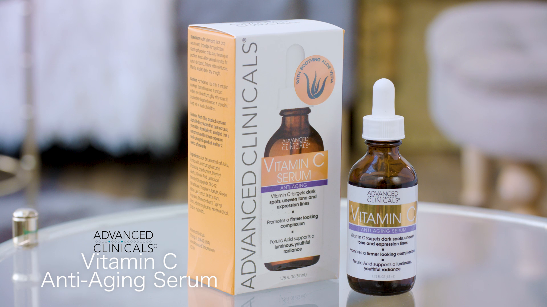 Amazon.com: Advanced Clinicals Brightening Vitamin C Serum For