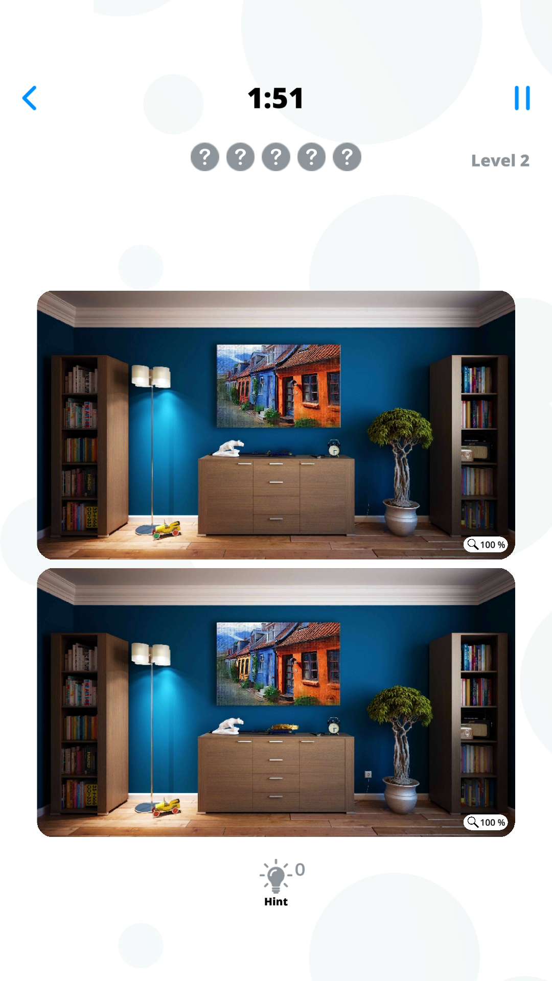  Unterschiede - Finden und erkennen Sie die fünf Fehler in Illustration 