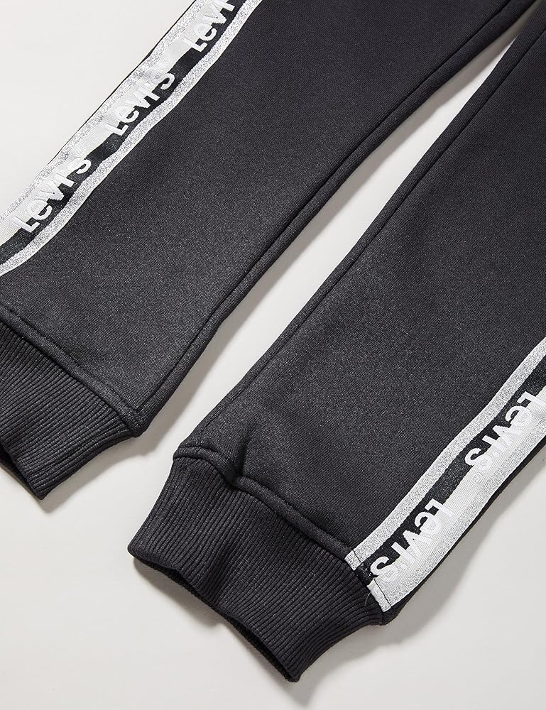 Pantaloni Jogger Levi's Bimba - Felpato Con Taping E Coulisse - Foto 7