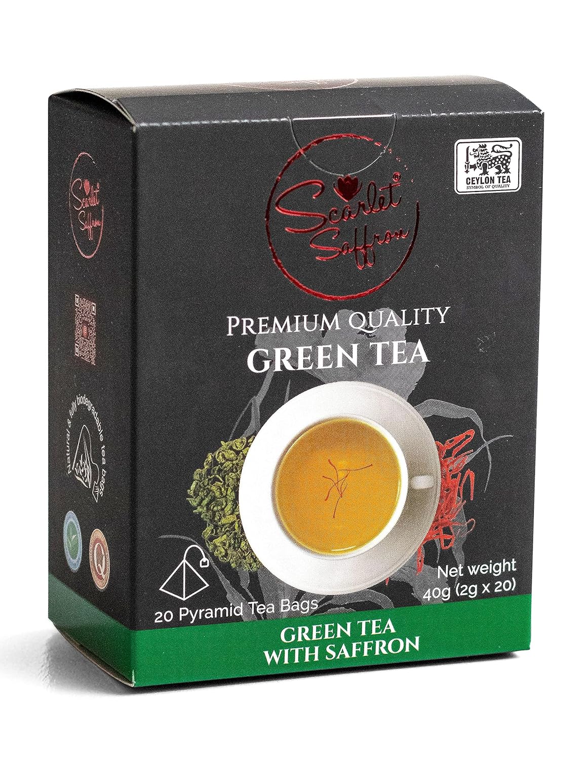 Scarlet Saffron Green Tea Infusion 20 Pack, Kuwait Ubuy