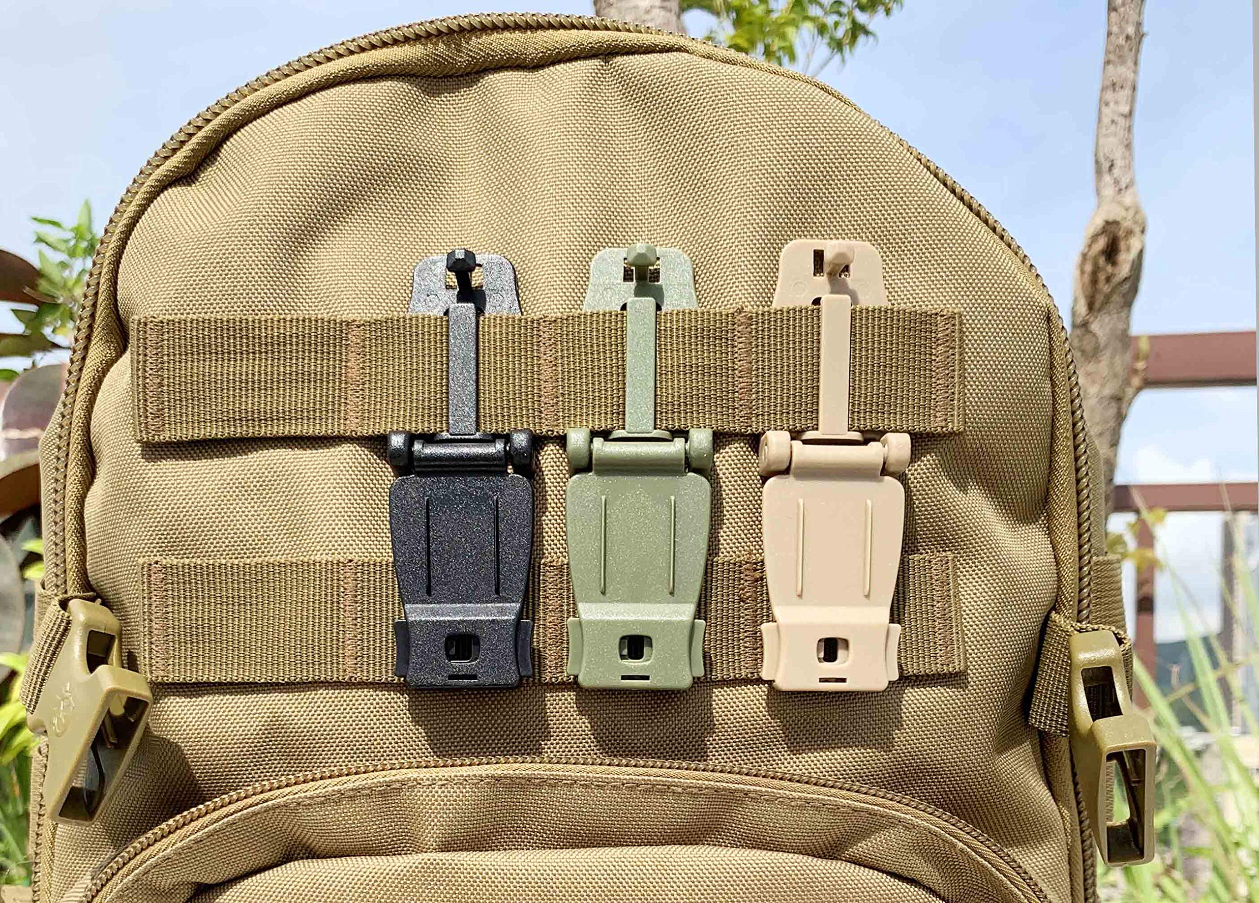 molle clips backpack