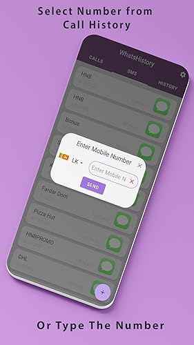 WhatsHistory - Direct WhatsApp Without Saving Contact