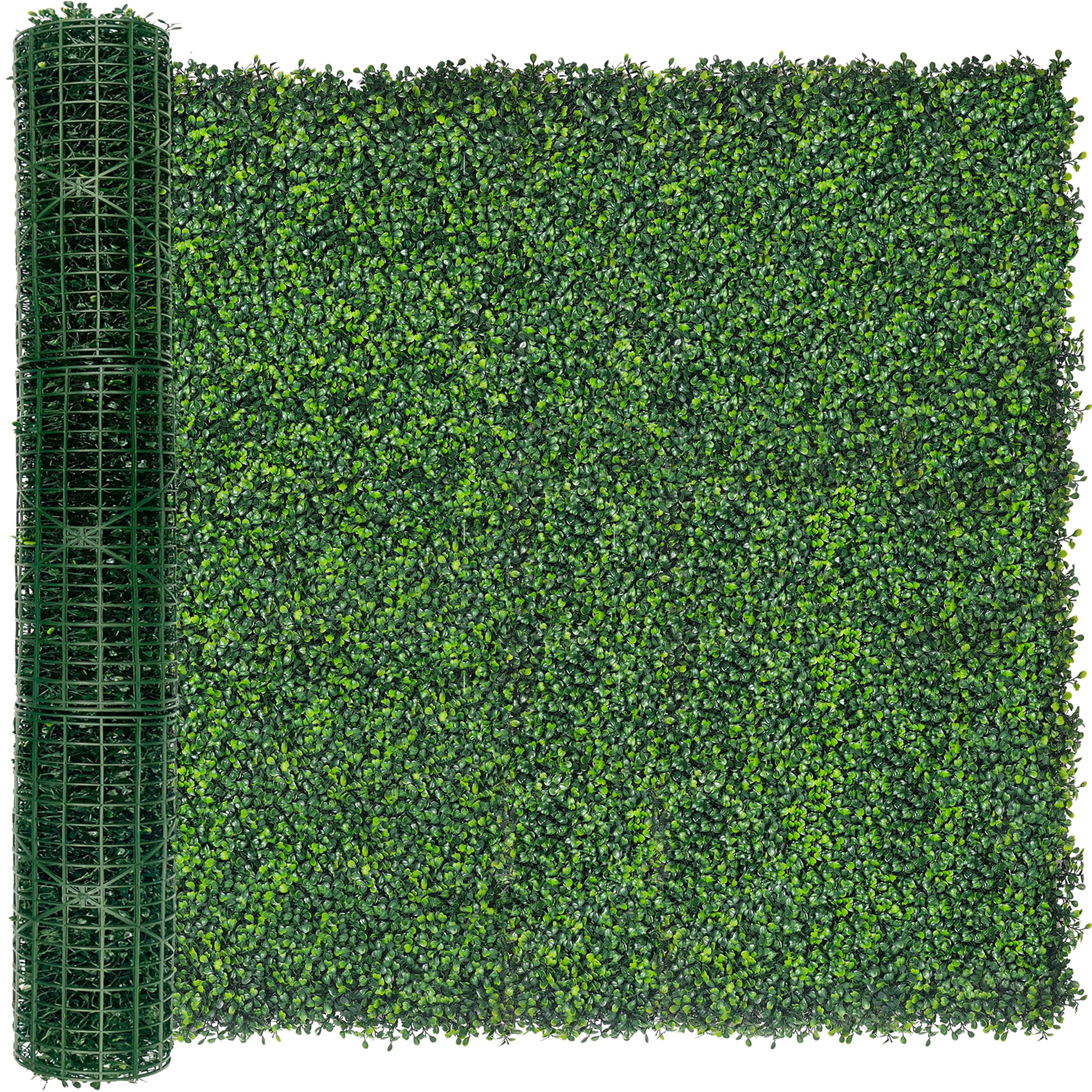 artificial ivy privacy fence screen:48"x 128" (43 sqft) 4-layer leaf uv-anti faux greenery boxwood backdrop ivy vine leaf fence panels for outdoor, indoor, garden,backyard and decor