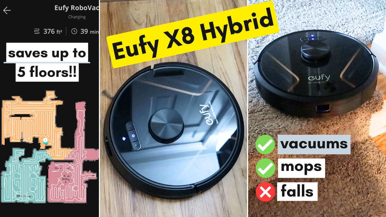 Watch Eufy X8 Hybrid Robovac - setup full demo! on Amazon Live