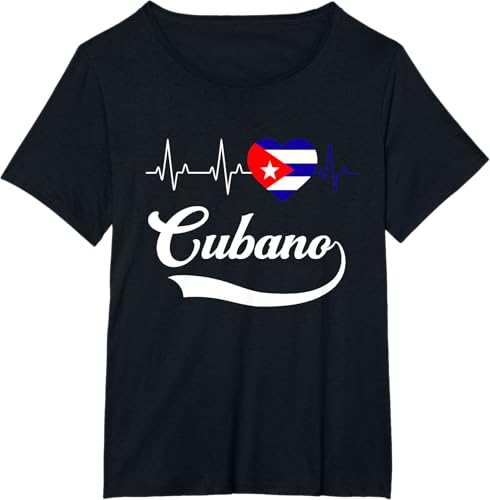 Miniatura 30 de Cubanito Baseball Flag Heart Souvenir Cubano Cuba Men Boy T-Shirt Black,Navy Blue,Dark Green,Dark Heather Grey,Heather Blue,Sapphire Blue,Royal
