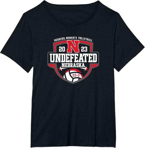 Miniatura 5 de Nebraska Cornhuskers Camiseta de voleibol invicto 2023 para mujer, Negro -
