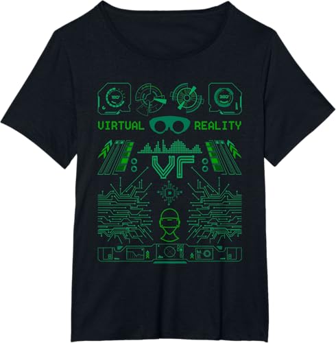 Miniatura 20 de Camiseta de realidad virtual VR Retro Gamers, Negro, S Negro,Azul Marino,Asfalto,Blanco,Azul Pastel,Arándano,Limón,Jaspeado Oscuro,Gris