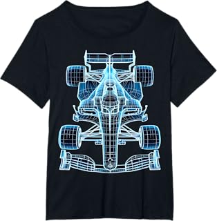 Racing Car Blueprint Engineering Design T-Shirt