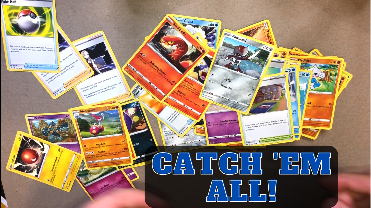Watch Pokemon Cards - 50 Random Cards