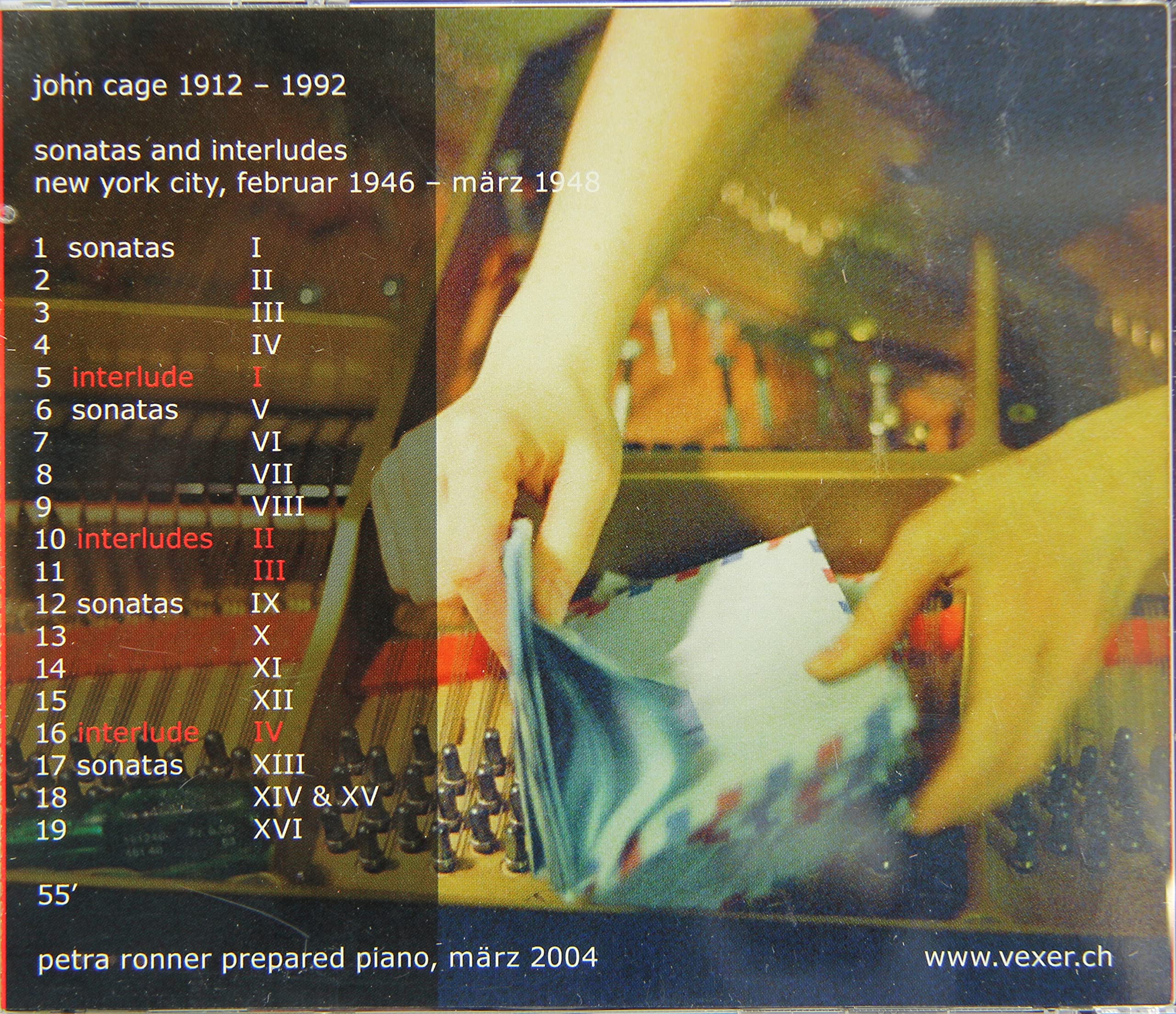 john cage. sonatas and interludes: new york city, februar 1946–märz 1948