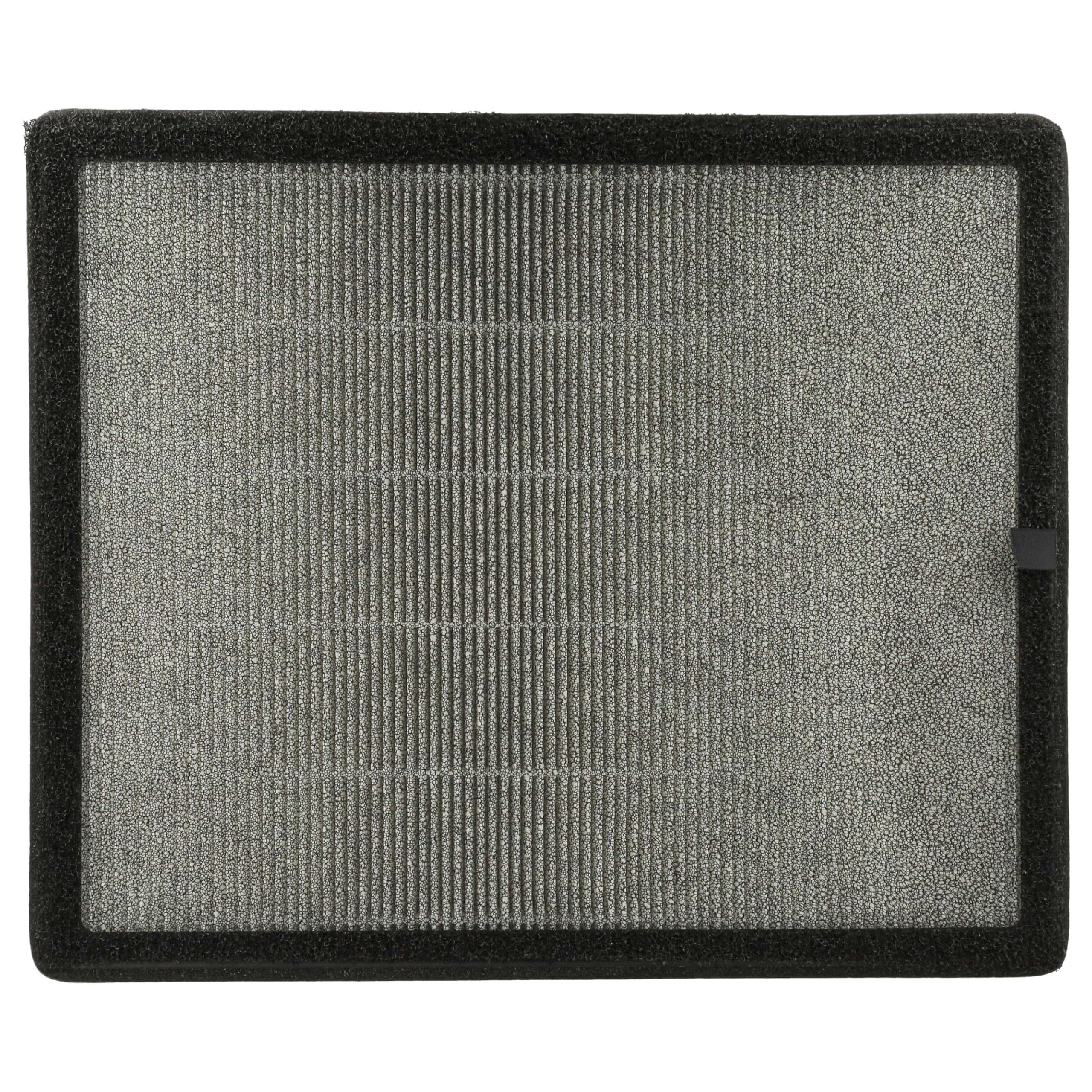 vhbw 4 x filtr powietrza kompatybilny z Medion MD 10444, 10378 oczyszczacz powietrza - filtr wstępny z filtrem kombi + HEPA + węgiel aktywny