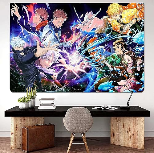 Miniatura 7 de SkyReach Tapiz de anime, póster de anime, arte de pared de anime, decoración de habitación de anime, decoraciones de cumpleaños de anime para