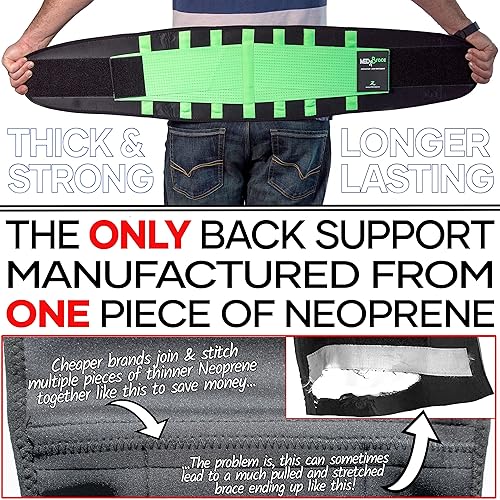 Miniatura 4 de Soporte de espalda para el dolor de espalda baja - Cinturón de apoyo de espalda para hombres y mujeres - Alivio del dolor de espalda - Ciática -