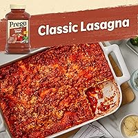 Vista 4 de Prego Salsa italiana de pasta de tomate saborizada con carne, tarro de 45 onzas (caja de 6)