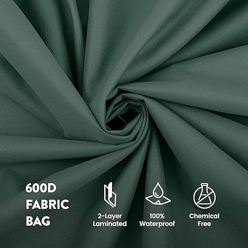 Miniatura 3 de Bolsa de alta calidad para guardar el árbol de Navidad, para árboles artificiales desarmados de hasta 9 pies de alto, tiene asas duraderas y un