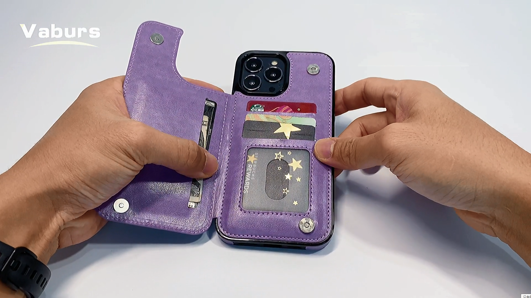 Vaburs Custodia A Portafoglio Per IPhone 13 6,1 Pollici: Pelle PU Con Motivo Mandala In Rilievo, 3 Porte Carte, Cavalletto, Antiurto, Magnetico Per Auto (Oro Rosa)