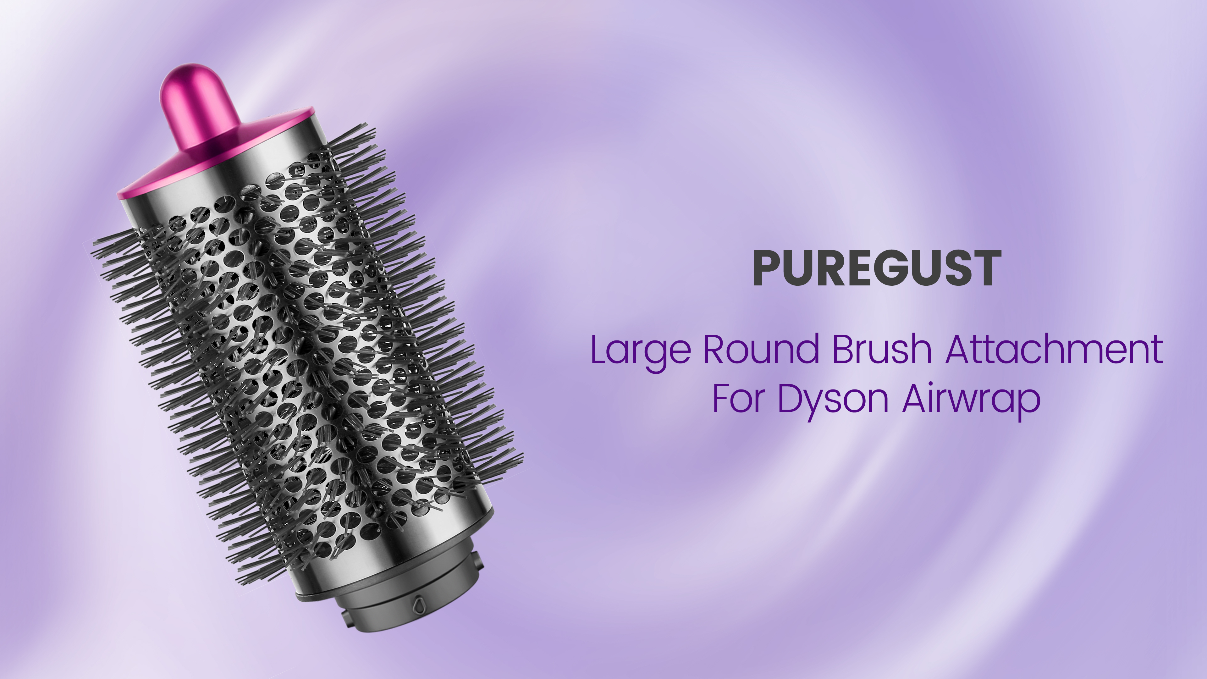 DysonAirwrapアタッチメント　30㎜ロングカーラー　スムージングブラシ Amazon.com : PUREGUST Upgraded Large Round Brush Attachment for