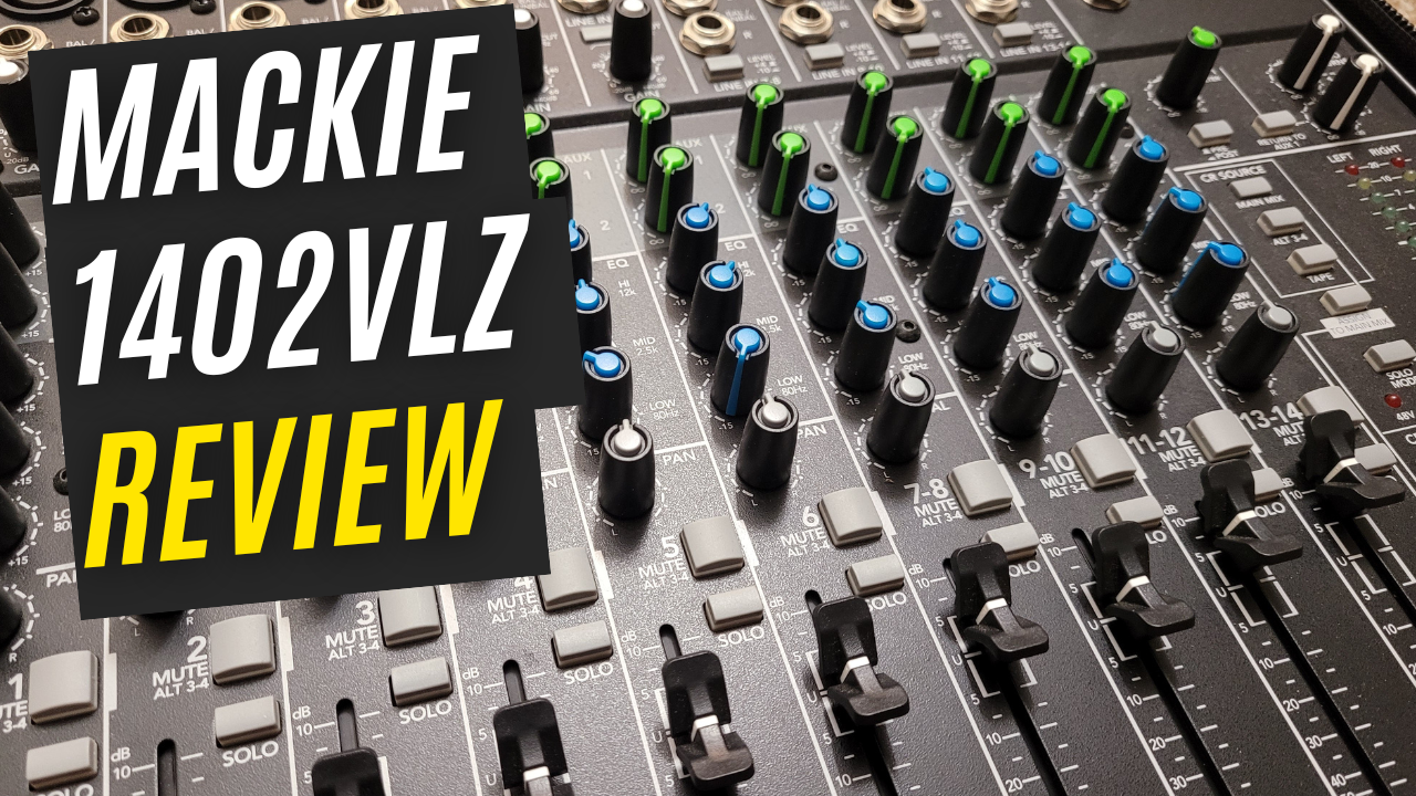 Watch Mackie 1402VLZ4 14-channel Compact Mixer Onyx Preamps Review