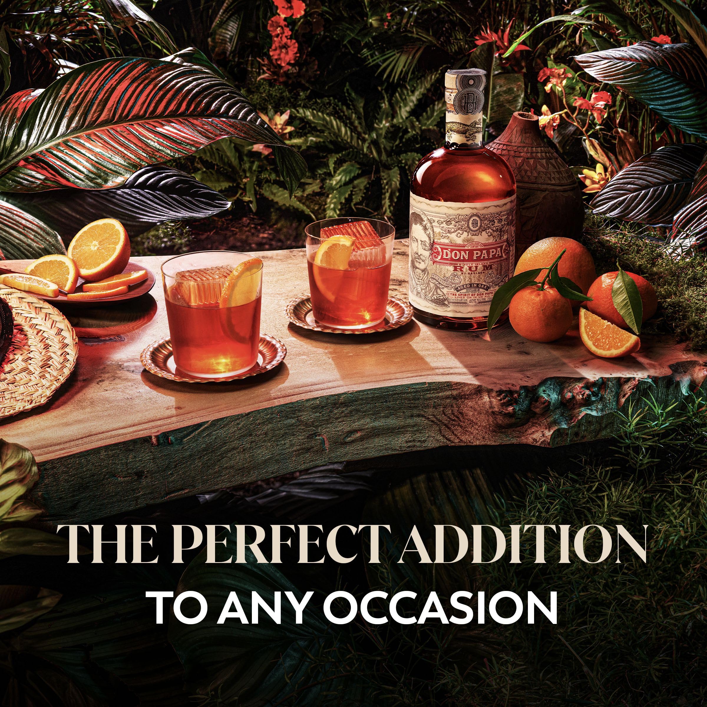 Ron Don Papa, 700 ml, alc. 40% vol., ron dorado y añejo para saborear, destilado en Sugarlandia, Filipinas, madurado con maestría en roble americano e idóneo para cócteles