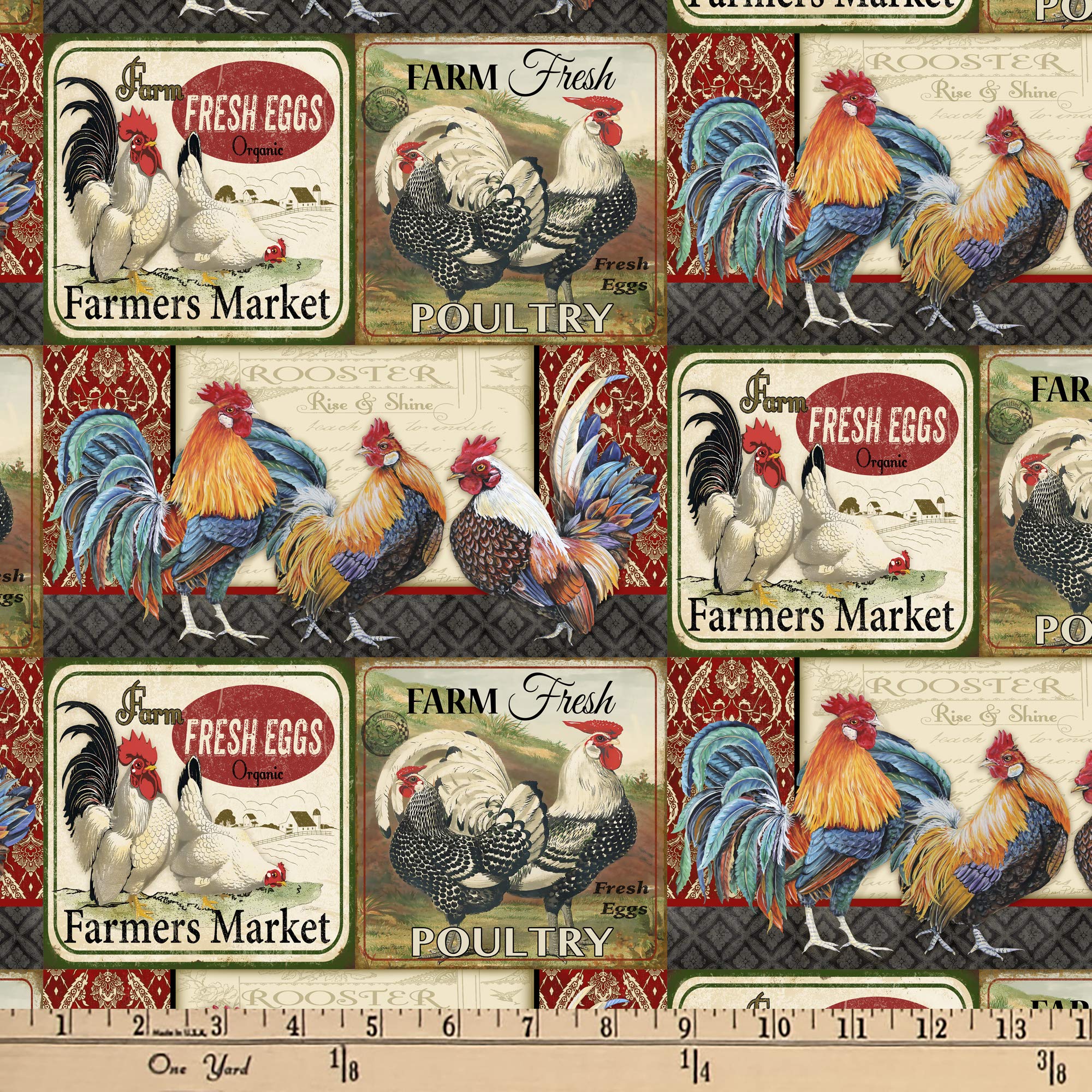 Rise and Shine Multi Fabric by the Yard