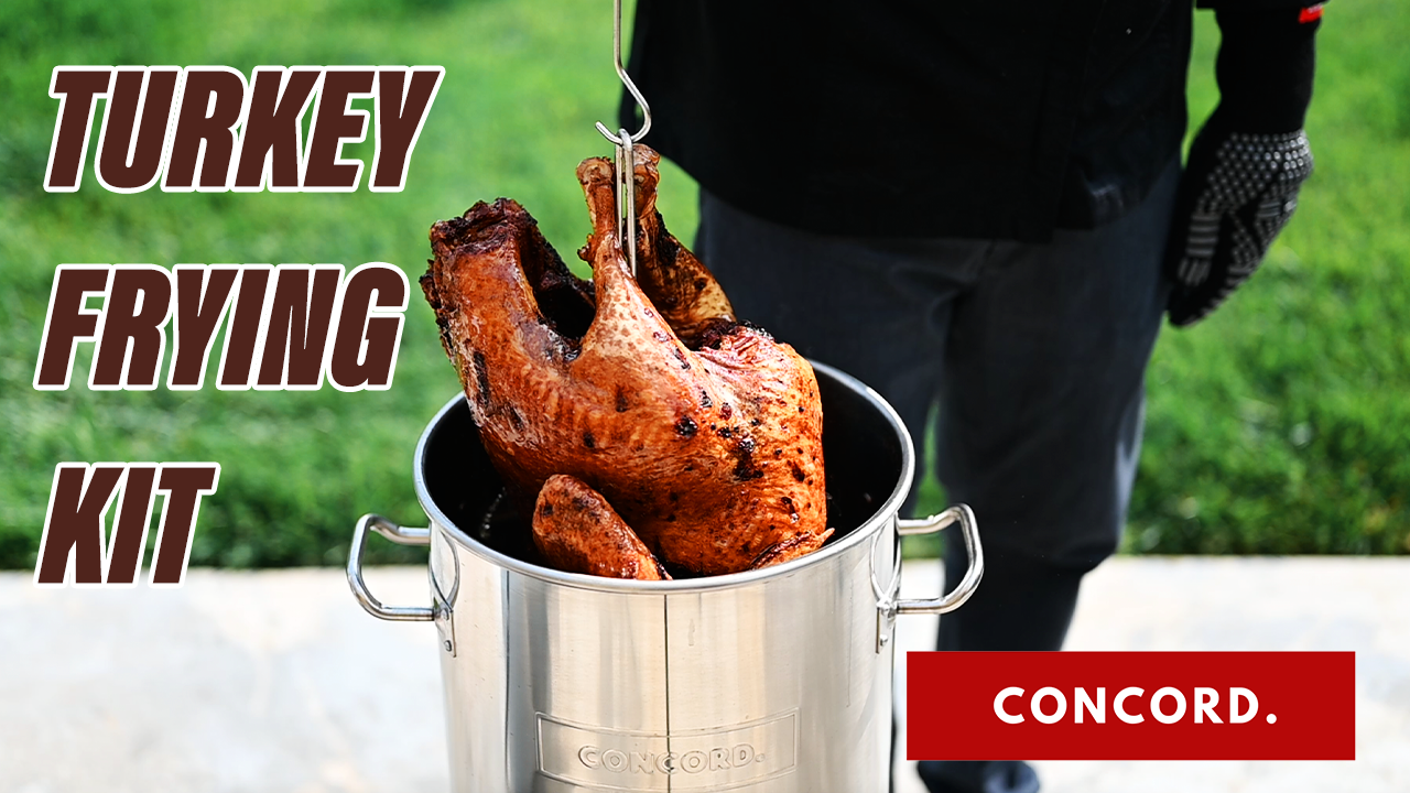 Amazon.com: CONCORD Heavy Duty Stainless Steel Deluxe Turkey Fryer