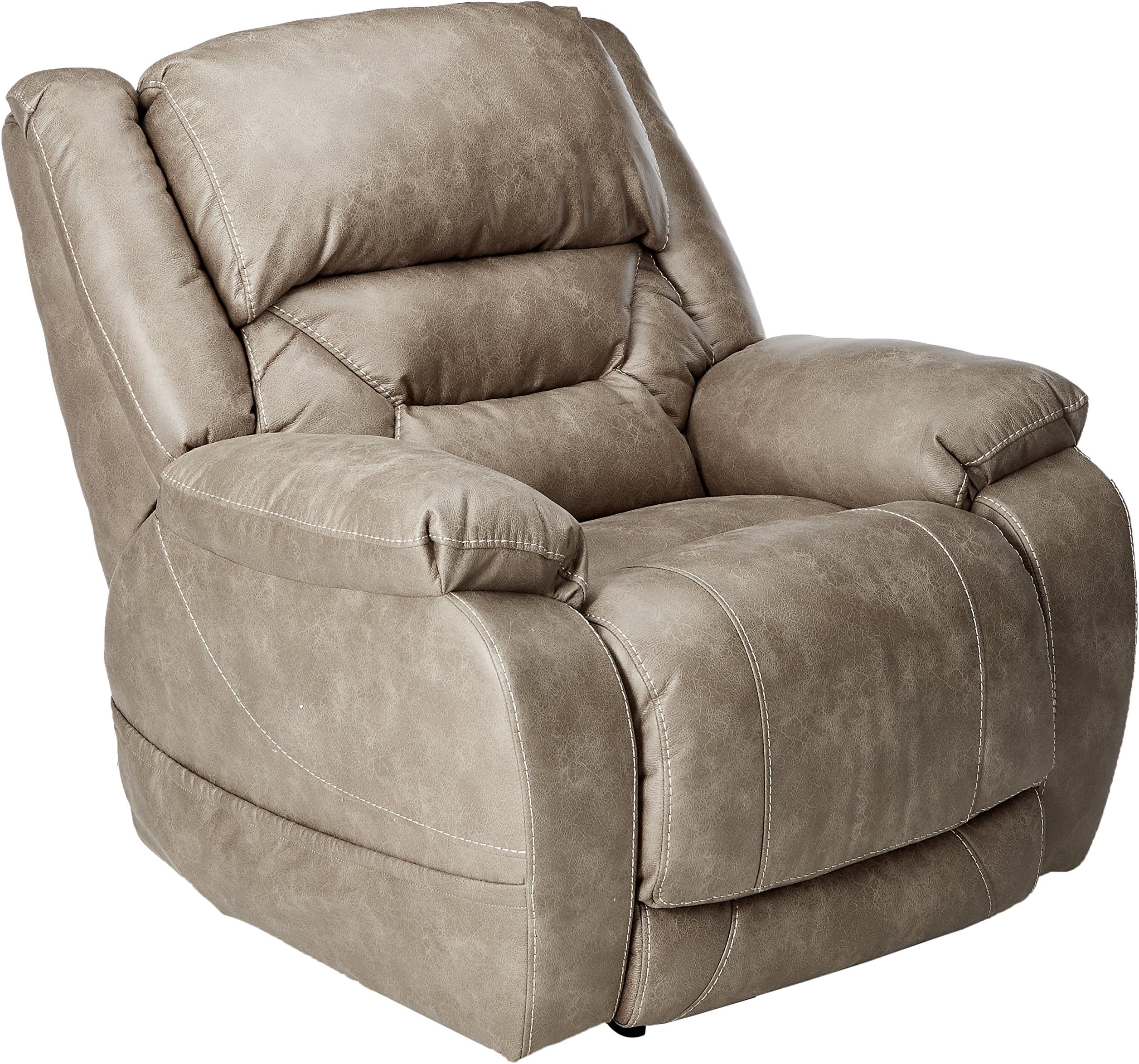 ComfortMax Commander Recliner with headrest and lumbar, mushroom
